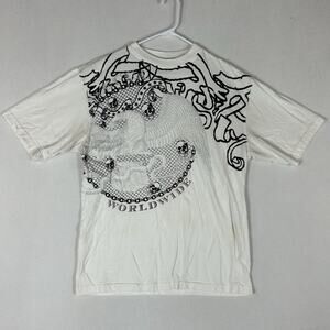 Mecca Y2K Redemption T-Shirt Men's Large MMA Worldwide MXIII Grunge VTG Tee